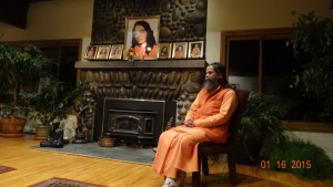 Rajahamsa Swami Nityananda Giri in Song of the Morning - A Yoga Retreat in Michigan, USA