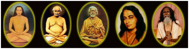 Rajahamsa Swami Nityananda Giri's lineage of Kriya masters